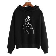 Load image into Gallery viewer, Women Hoodies Casual Kpop Planet Print Solid Loose Drawstring Sweatshirt Long Sleeve Hooded 2020