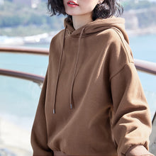 Load image into Gallery viewer, 2020 New Plus velvet Basic Hoodies For Women Leisure Female winter Solid Colour Casual SweatshirtHip Pop Tops
