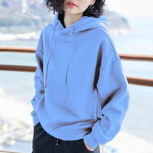 Load image into Gallery viewer, 2020 New Plus velvet Basic Hoodies For Women Leisure Female winter Solid Colour Casual SweatshirtHip Pop Tops
