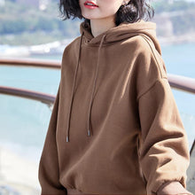 Load image into Gallery viewer, 2020 New Plus velvet Basic Hoodies For Women Leisure Female winter Solid Colour Casual SweatshirtHip Pop Tops
