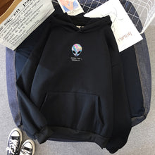 Load image into Gallery viewer, Sweatshirts Ladies Warm Hip Hop Streetwear Punk Women Hoody Horror Fashionable Casual Simple Alien Printing Letter
