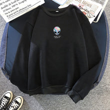 Load image into Gallery viewer, Sweatshirts Ladies Warm Hip Hop Streetwear Punk Women Hoody Horror Fashionable Casual Simple Alien Printing Letter

